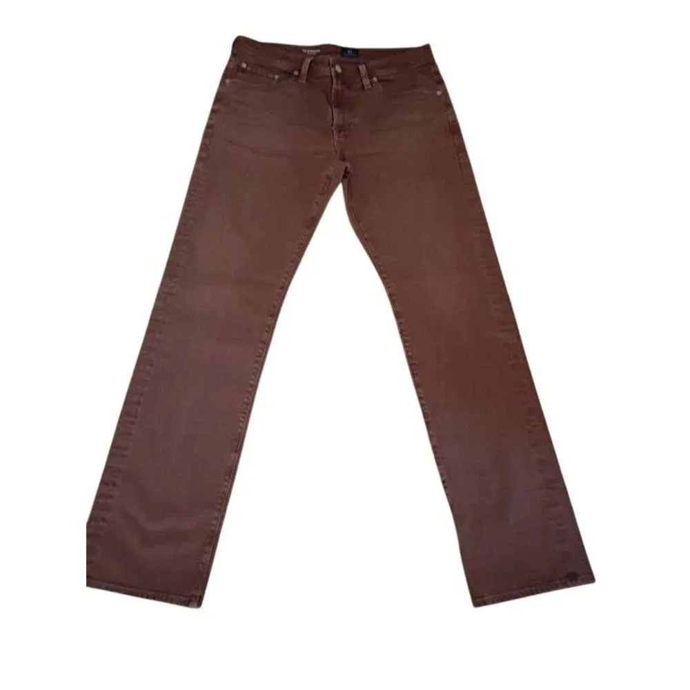 AG‎ Graduate Tailored Leg NWOT Brown Jeans Mens 32x33 Vault Premium Denim $198